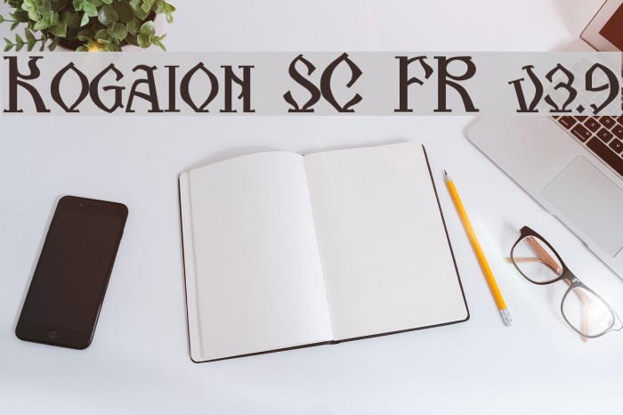 Kogaion SC FR v3.9 Font examples