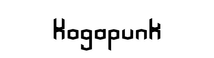 Kogapunk  Free Fonts Download