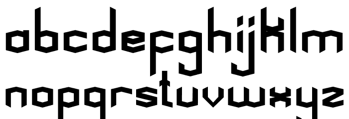 Kogapunk Font LOWERCASE