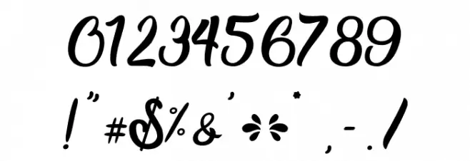 KohLipePersonalUse Font OTHER CHARS