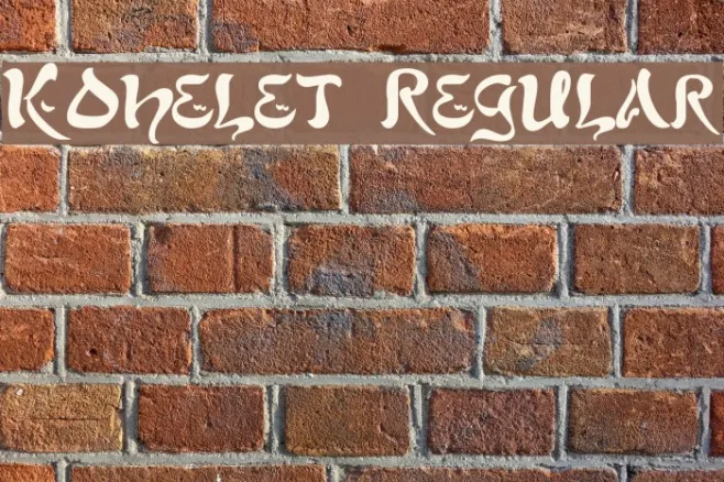 Kohelet Regular Example 1