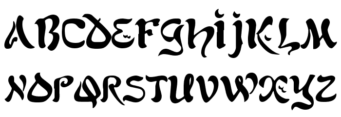 Kohelet Regular Font LOWERCASE