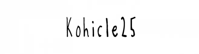 Kohicle25  تنزيل الخطوط