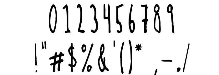 Kohicle25 Font OTHER CHARS