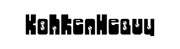 Kohken Heavy  Descarca Fonturi Gratis