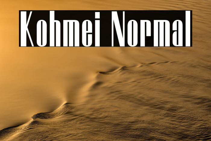 Kohmei Normal Example 2