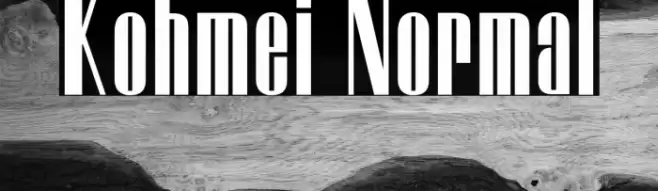 Kohmei Normal Schriftart examples