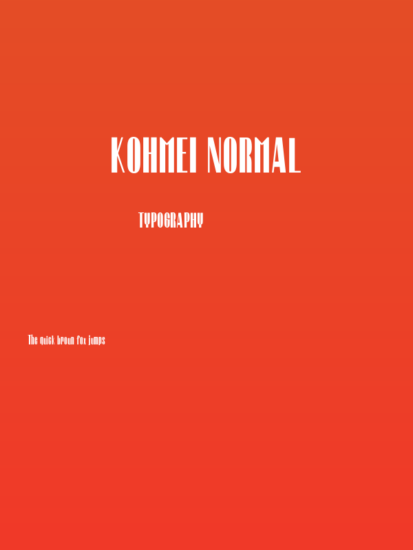 Kohmei Normal Poster