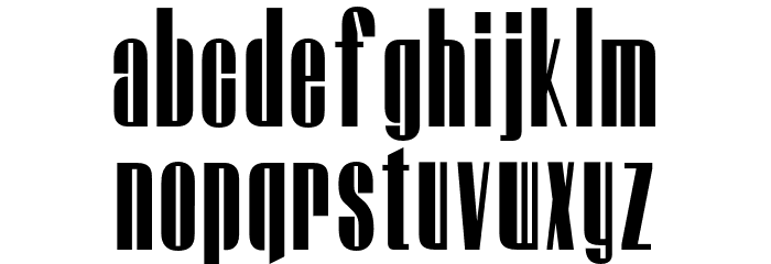 Kohmei Normal フォント 小文字