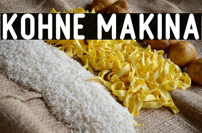 Kohne Makina Example 1