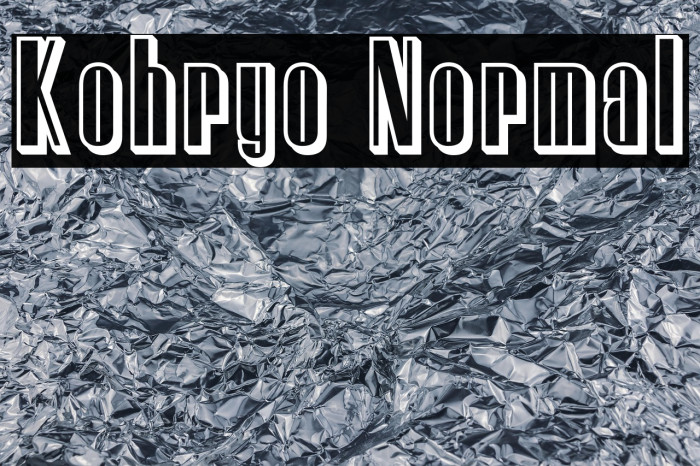 Kohryo Normal Example 3