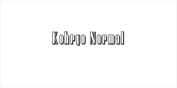 Kohryo Normal Logo