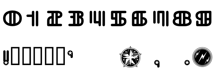 Kohsonsho Bold Schriftart Anderer Schreiben
