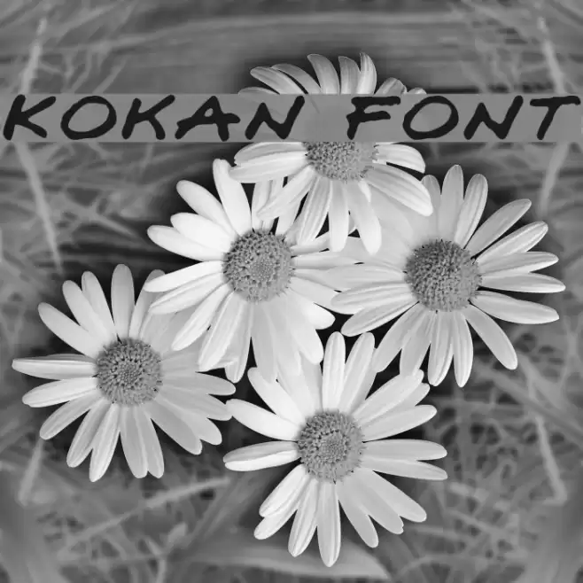 Kokan Font examples