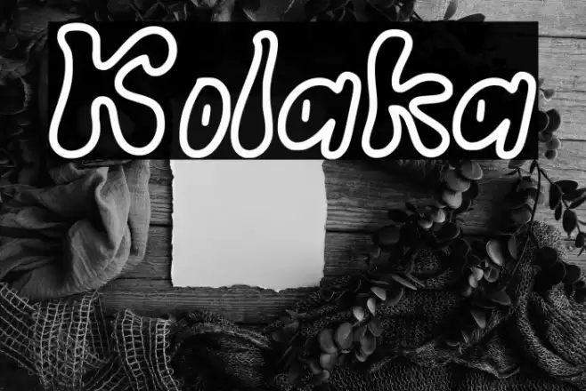 Kolaka Font examples