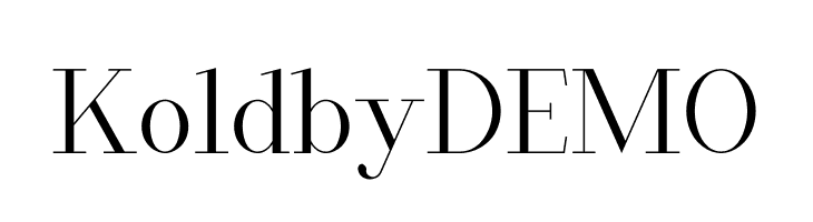 Koldby DEMO  フリーフォントのダウンロード