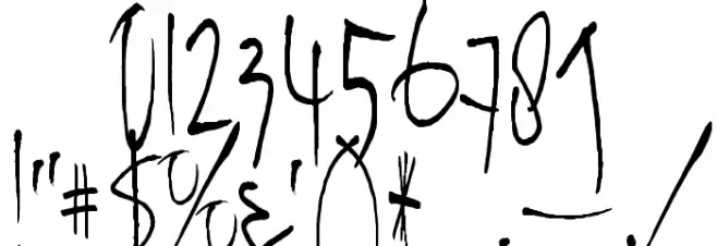 Kolkata Hotelroom Font OTHER CHARS