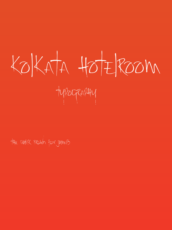 Kolkata Hotelroom Poster