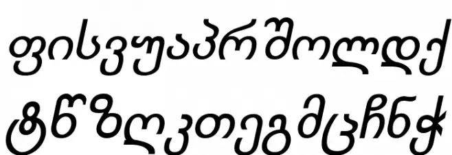 Kolkhety-ITV Bold Italic Fuentes MINÚSCULAS