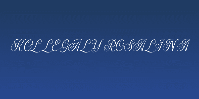Kollegaly Rosalina Social Header