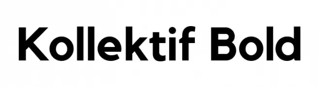 Kollektif Bold  Fuentes Gratis Descargar