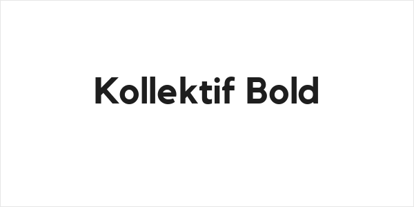 Kollektif Bold Logo
