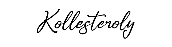 Kollesteroly  Descarca Fonturi Gratis