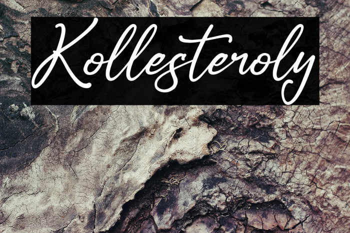 Kollesteroly Example 1