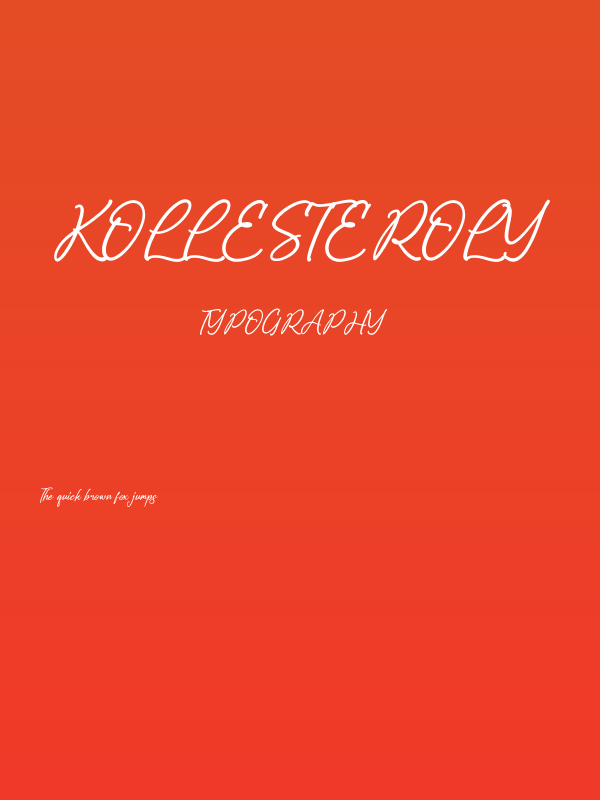 Kollesteroly Poster