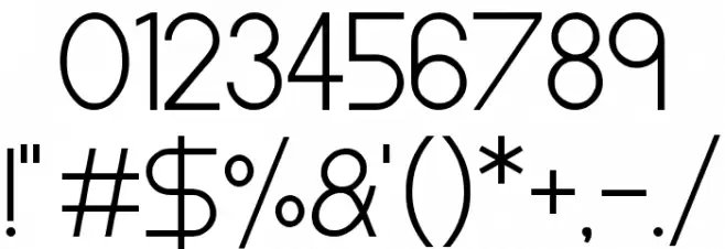 Koln Messe-Deutz Font OTHER CHARS