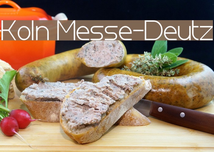 Koln Messe-Deutz Font examples
