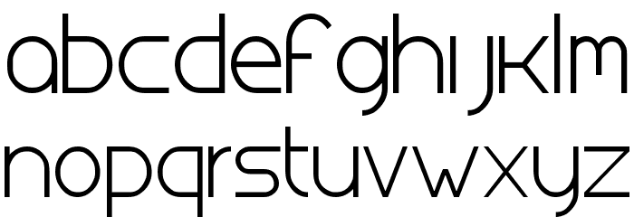 Koln Messe-Deutz Font LOWERCASE