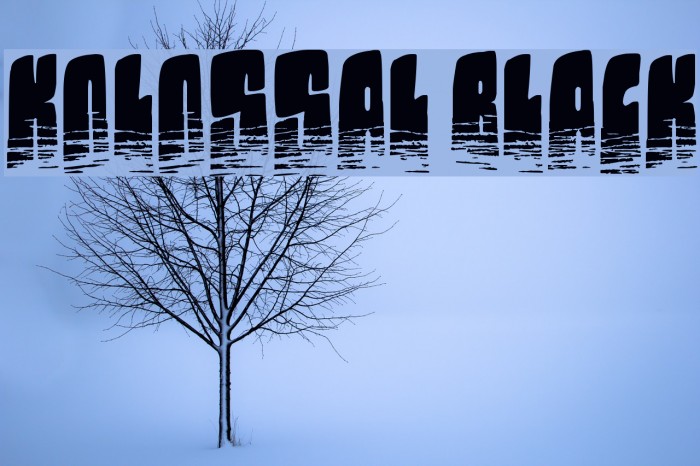 Kolossal black Example 1