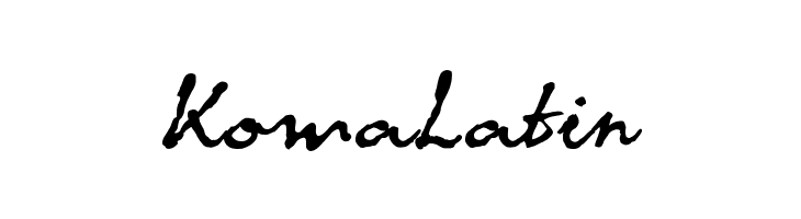 KomaLatin Font