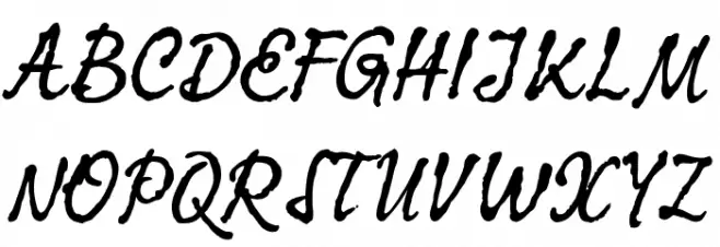 KomaLatin Schriftart Groß