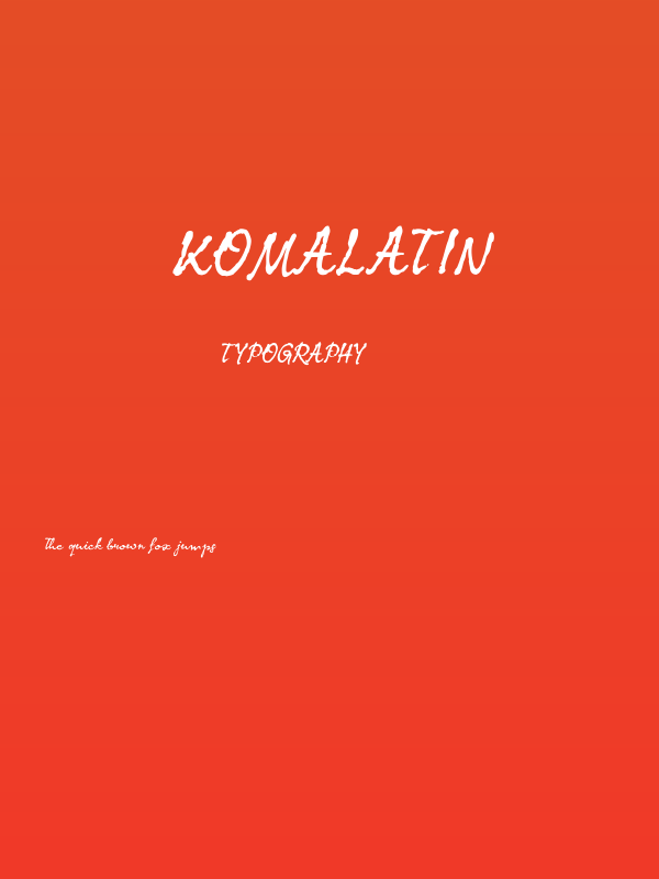 KomaLatin Poster