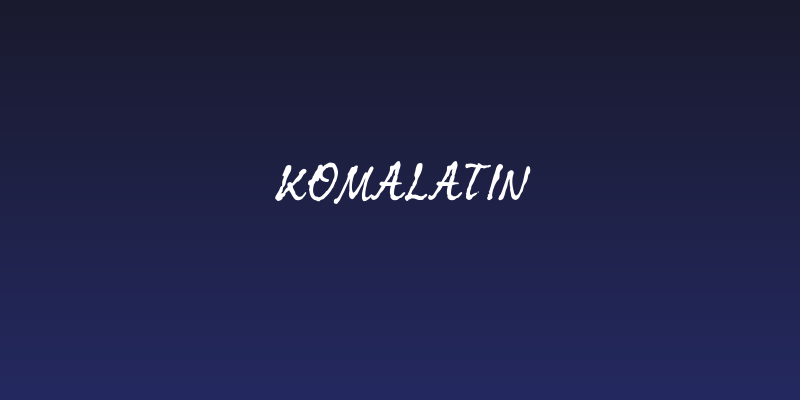 KomaLatin Social Header