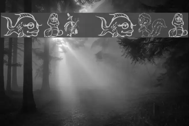 Komedy Kritters Font examples