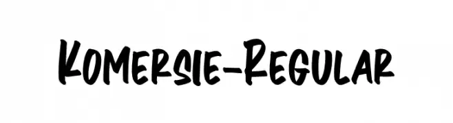 Komersie-Regular Fuentes