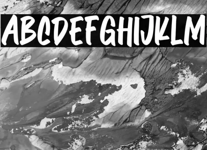 Komersie-Regular خط examples