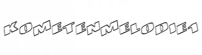 KometenMelodie1  Descarca Fonturi Gratis