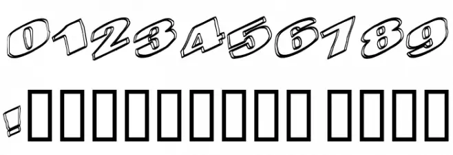 KometenMelodie1 Font OTHER CHARS