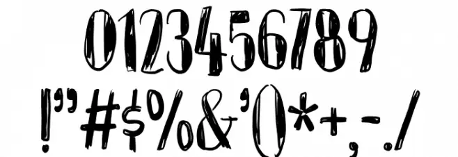 Komfortabel DEMO Regular Font OTHER CHARS