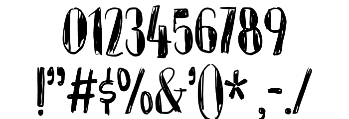 Komfortabel DEMO Regular Font OTHER CHARS