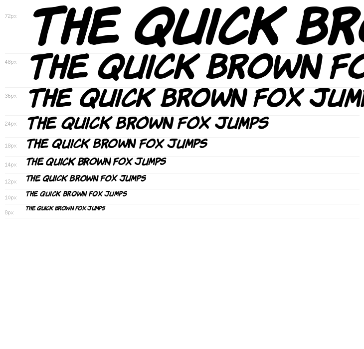 KomiK9 Bold Italic Waterfall