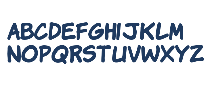 KomiK9 Bold Lowercase