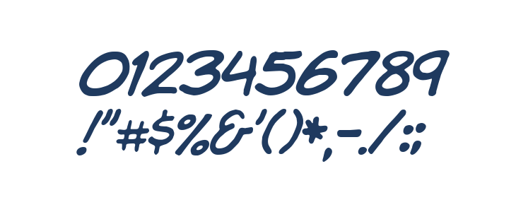 KomiK9 Italic Other Characters