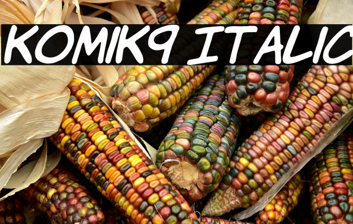 KomiK9 Italic Example 3