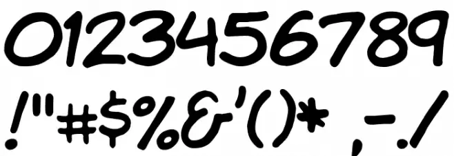 KomiK9 Font OTHER CHARS