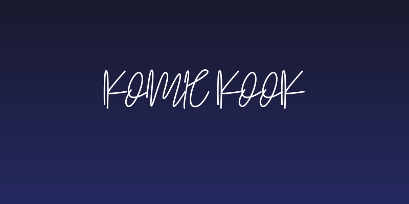 Komic Kook Social Header